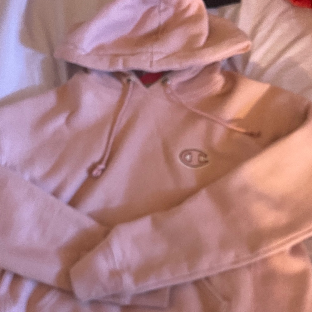 Champion Light Pink Pullover Hoodie